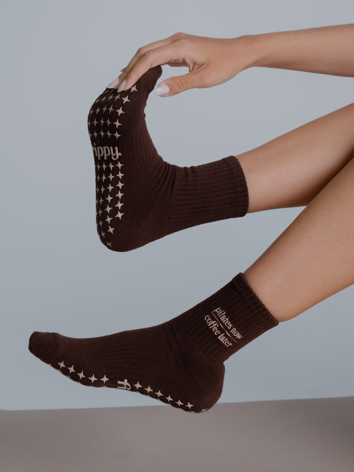 Grippy - PILATES NOW, COFFEE LATER