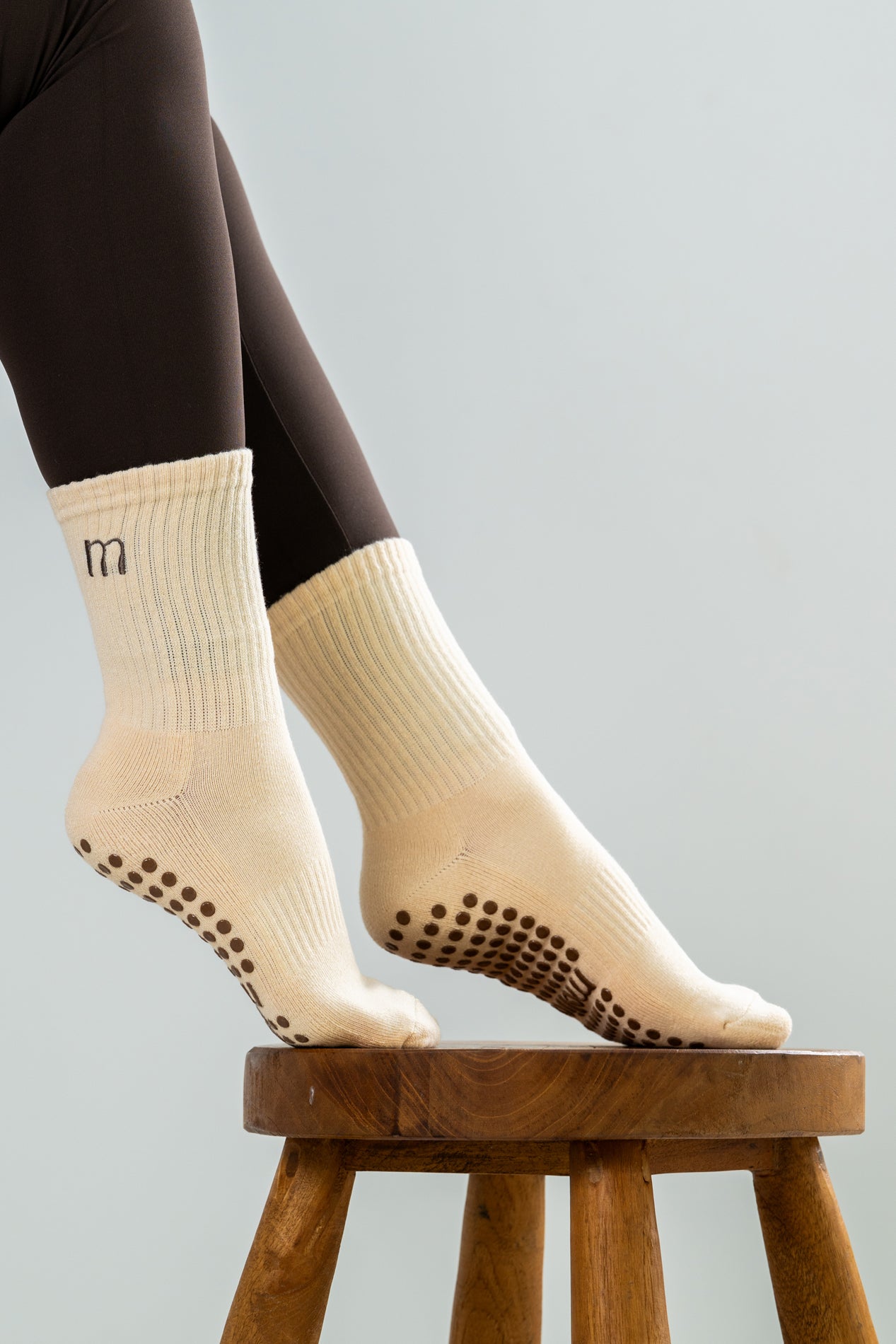 "M" Grip Socks