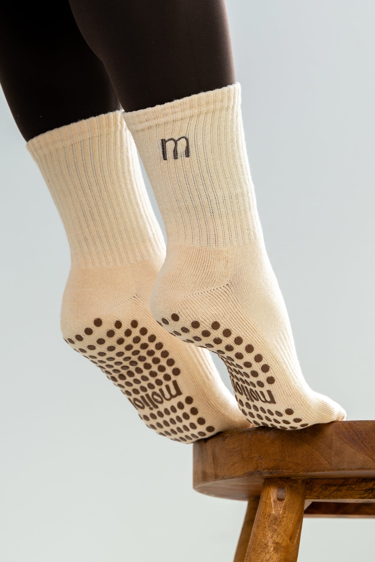 "M" Grip Socks