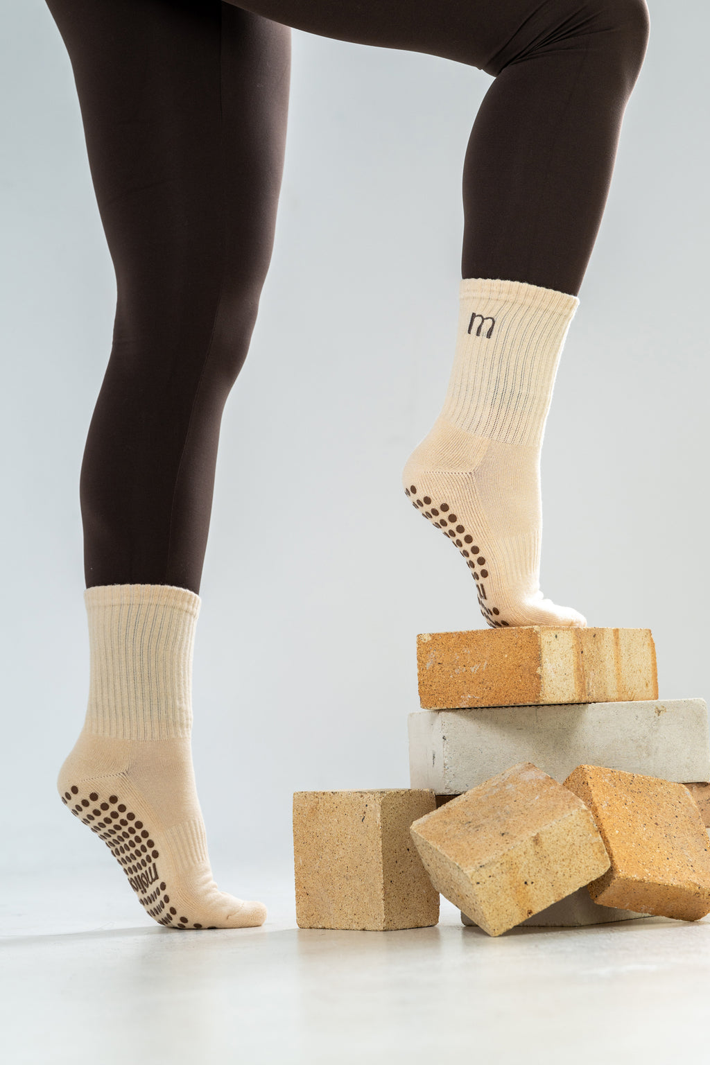 "M" Grip Socks
