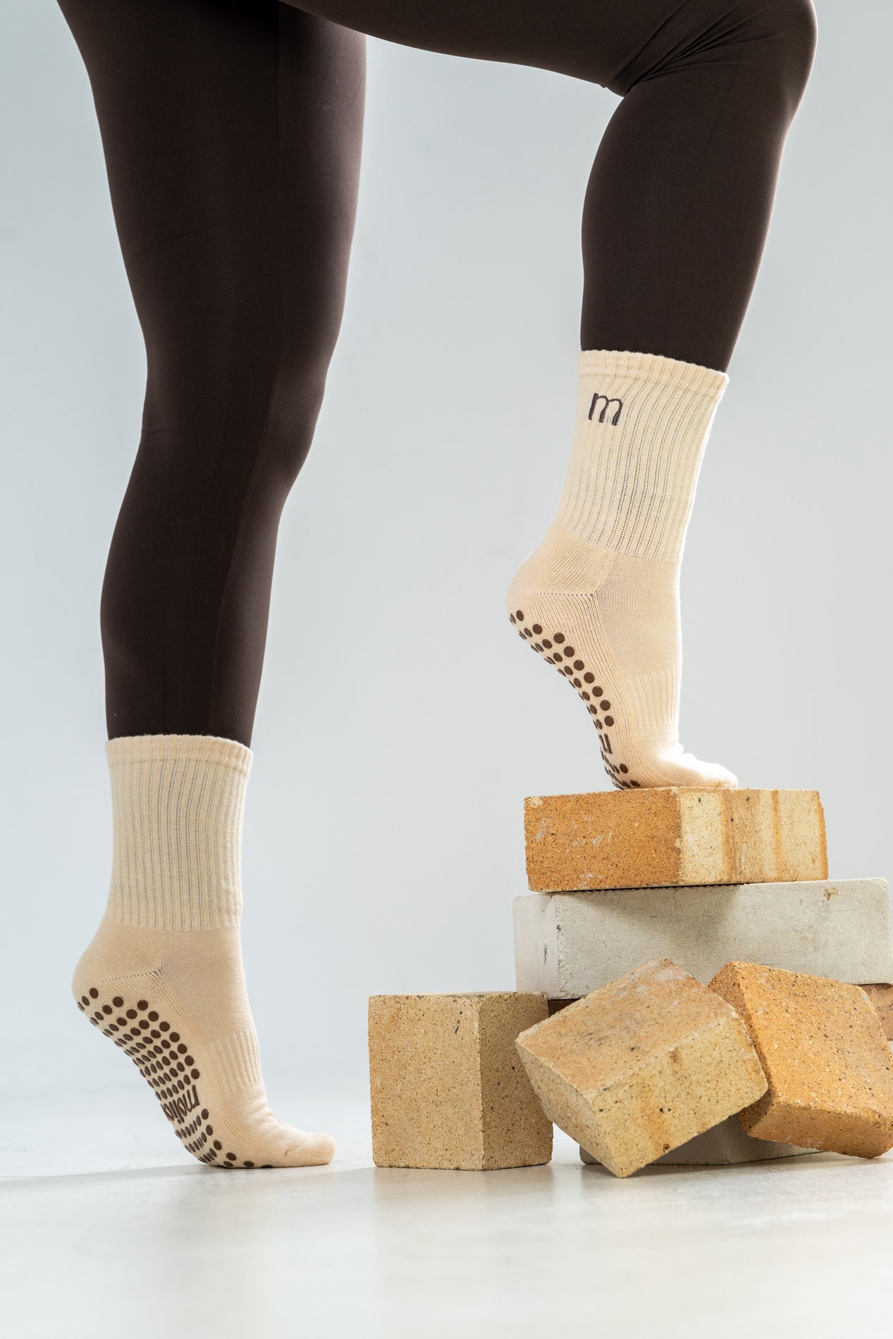 "M" Grip Socks